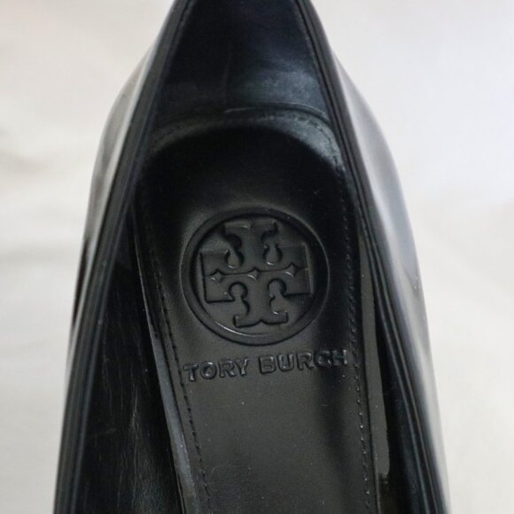 Tory Burch Black Trudy 2 Inch Pump Women's Size 7.5 - Picture 2 of 8